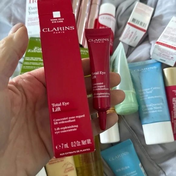 Clarins TRAVEL size Skincare Collection Bundle